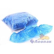 Бахилы п/э 3,2г Оптимал синие (25пар/60уп)