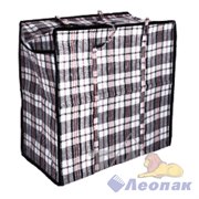 Сумка хоз. с молнией Клетка 45х40х20см (12/120) Ф