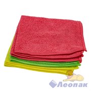 Набор салфеток 30*30см из микрофибры 3шт. РЫЖИЙ КОТ MFS-02/3 310239