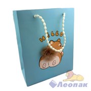 L390 Пакет Люкс с меховым хвостом 26*20*10 (12шт/360) 4диз