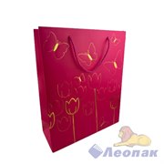 L965 Пакет ЛЮКС Тюльпаны 18*23*10 (12шт/480) 2415/965 - фото 51093