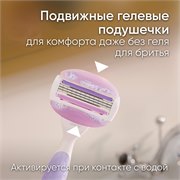 Сменные кассеты для бритвы Gillette Venus Breeze (cо встроенными полосками с гелем для бритья), 4 шт. 118502 - фото 51187