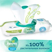Влажные салфетки для малышей Pampers Aqua Harmonie, 48 шт 8006540458563 - фото 51385