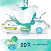 Влажные салфетки для малышей Pampers Aqua Harmonie, 48 шт 8006540458563 - фото 51387