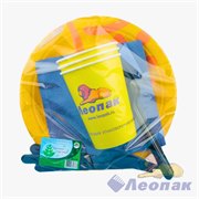 Набор бум. пос. с рис. "ЭКО" (3 перс./20уп) PREMIUM:Тар. d=230мм, Ст.300мл, Салф. 33*33, Вилка, Нож