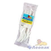 Набор Вилка столовая белая (12шт/50уп) Леопак 4607804780662