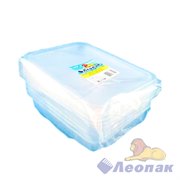 Набор "Контейнер ПЛОСКИЙ 500 мл крышкой" (6шт/20уп.) "Леопак"