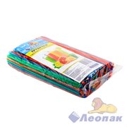 Трубочка д/коктейля с изгибом ЛЕОПАК (250шт/10кмп) цветная 5*210 105-105