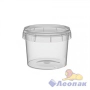 Контейнер б/крышки 80г/69 круглый, прозрачный (900) СПб Перинт