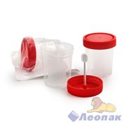 Контейнер со шпателем стерильный 60мл в инд. упак.