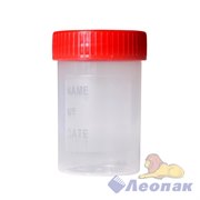 Контейнер без шпателя,стерильный, в инд.уп. 60мл  3952/10 - фото 52220