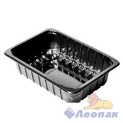 Лоток под запайку КАСТЕР 210*148*55/1000мл РР ЧЕРНЫЙ (450шт) ПК-52-55