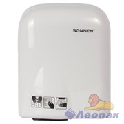 Сушилка для рук SONNEN HD-165, 1650 Вт, пластиковый корпус, белая, 604191