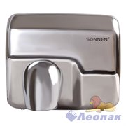 Сушилка для рук SONNEN HD-798S, 2300 Вт, нержавеющая сталь, антивандальная, серебристая, 604194 604194 - фото 52505