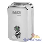 Дозатор для жидкого мыла LAIMA PROFESSIONAL INOX (гарантия 3 года), 0,5 л, нержавеющая сталь, зеркальный, 605394