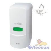 Дозатор для мыла-пены LAIMA PROFESSIONAL CLASSIC, НАЛИВНОЙ, 1 л, белый, ABS-пластик, 606681