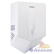 Сушилка для рук ВЫСОКОСКОРОСТНАЯ SONNEN K2022B, 1300 Вт, 150 м/с, IPX1, 72 дБ, белая, пластиковый корпус, 607192