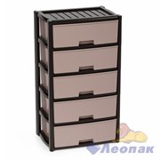 Комод Колорит 5-х секцион. широкий венге (уп.1) 560х390х810 мм