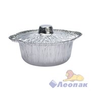 Форма алюм. КАСТРЮЛЯ с крышкой (1100мл) 212х75мм (50шт/4уп) Y2910801
