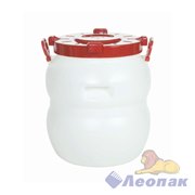 Бочка 50 л с широким горлом (белая) Р 14459