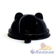 Крышка купольная D=90 САТ черная (45шт/900шт) СП