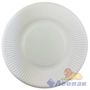 Тарелка круглая TM-XFSP103A d-254 мм h-18, багасса белая (50шт/500шт)