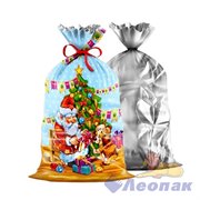 Пакет фольгированный 20х35см "Гирлянда" (100шт/20уп) /Интер