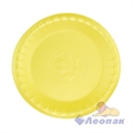Тарелка банкетная вспененная D 225 желтая (100шт/1200 шт) - фото 6015