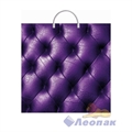 Пакет с пластик.ручками 36х37  Фиолетовая кожа  ламиниров.(10/100) ТИКО - фото 6639
